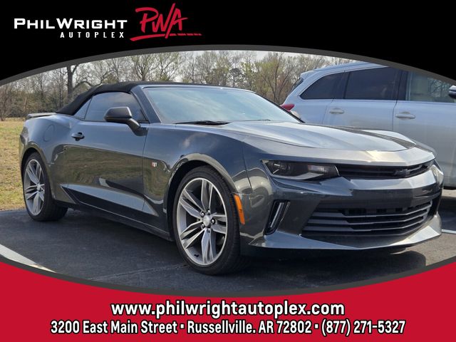 Gray Metallic 2018 Chevrolet Camaro 1LT Convertible RWD Convertible Rear-Wheel Drive 8-Speed Automatic