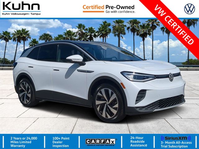 Glacier White Metallic 2022 Volkswagen ID.4 Pro S RWD SUV / Crossover Rear-Wheel Drive Automatic