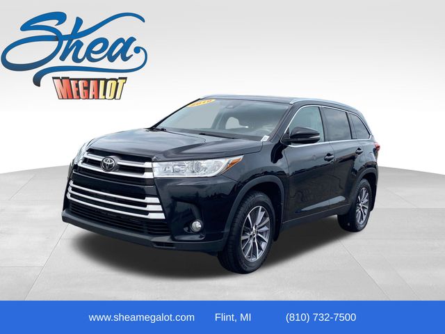 Midnight Black Metallic 2019 Toyota Highlander SUV / Crossover All-Wheel Drive 8-Speed Automatic