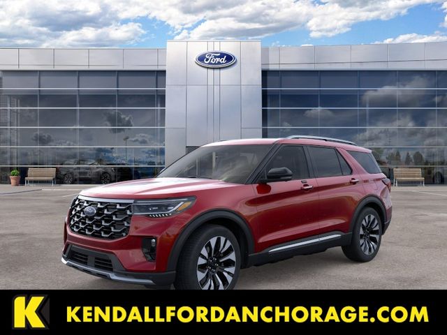 Red Metallic 2026 Ford Explorer SUV / Crossover All-Wheel Drive Automatic