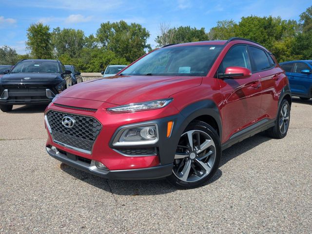 Pulse Red 2018 Hyundai Kona SUV / Crossover All-Wheel Drive 7-Speed Automatic