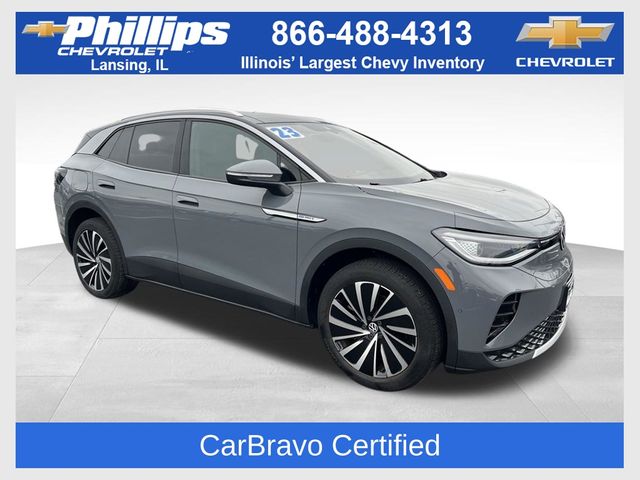 Pure Gray 2023 Volkswagen ID.4 Pro S Plus AWD SUV / Crossover All-Wheel Drive Automatic