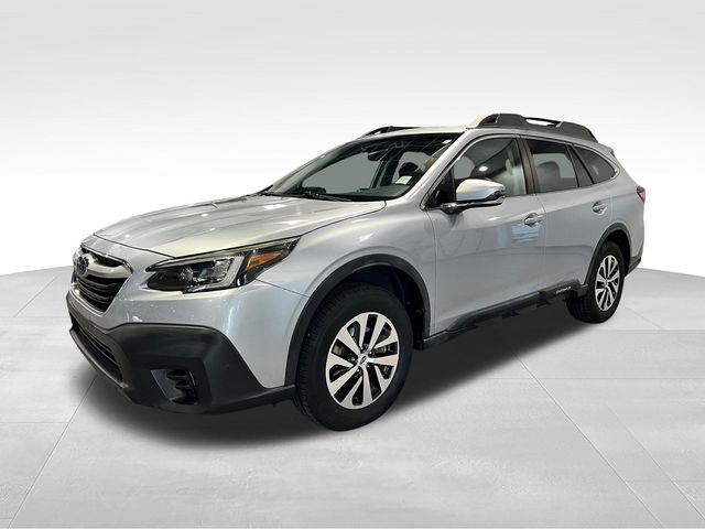 2021 Subaru Outback Premium Silver at Stokes Honda North
