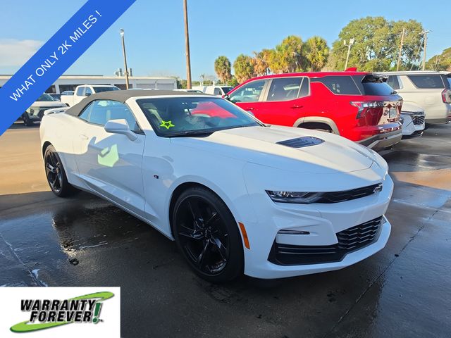 Summit White 2024 Chevrolet Camaro Convertible Rear-Wheel Drive Automatic