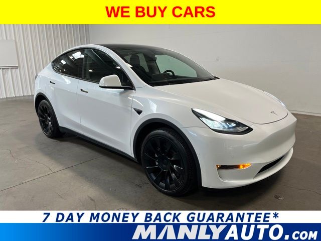 White 2022 Tesla Model Y SUV / Crossover All-Wheel Drive 1-Speed Automatic