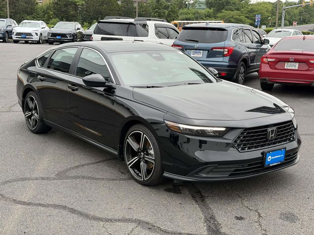 Crystal Black Pearl 2025 Honda Accord Hybrid Sedan Front-Wheel Drive Continuously Variable Transmission