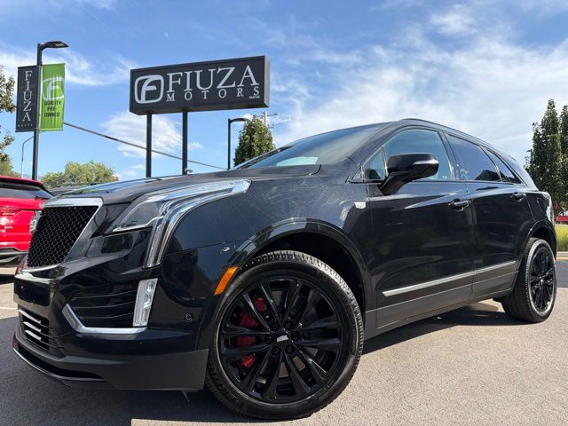 Stellar Black Metallic 2022 Cadillac XT5 SUV / Crossover Four-Wheel Drive 9-Speed Automatic