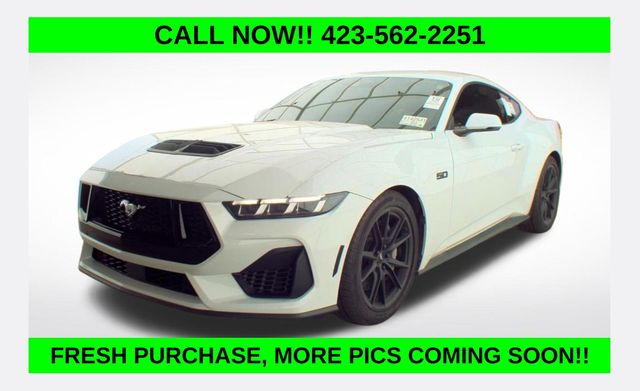 Oxford White 2024 Ford Mustang Coupe Rear-Wheel Drive Automatic
