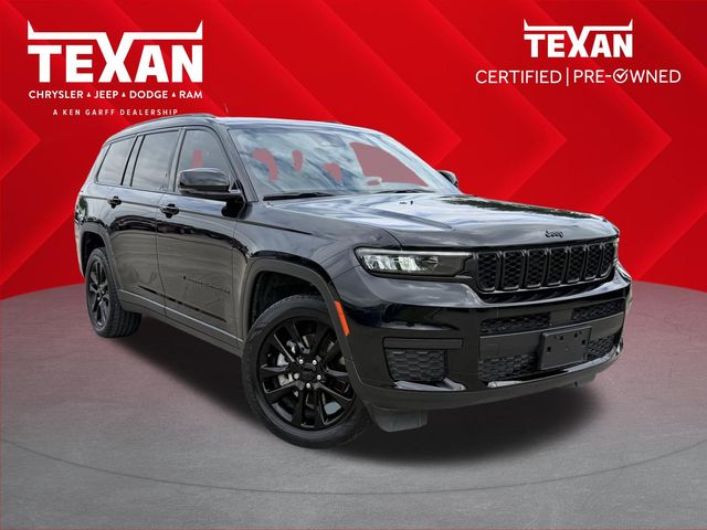 2022 Jeep Grand Cherokee L Altitude Black at Bayway Cadillac of The Woodlands