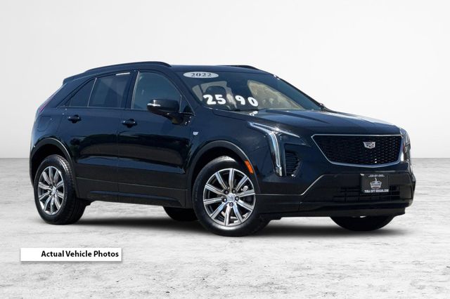Stellar Black Metallic 2022 Cadillac XT4 Sport FWD SUV / Crossover Front-Wheel Drive 9-Speed Automatic