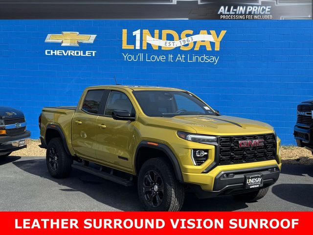 Solar Flare Metallic 2024 GMC Canyon Elevation Crew Cab 4WD Pickup Truck Four-Wheel Drive 8-Speed Automatic