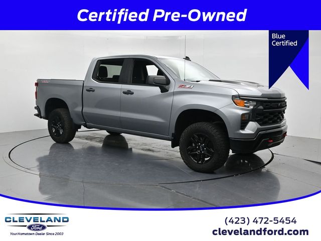 Sterling Gray Metallic 2024 Chevrolet Silverado 1500 Pickup Truck Four-Wheel Drive Automatic