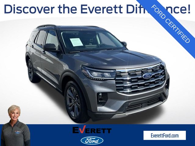 Gray Metallic 2025 Ford Explorer SUV / Crossover All-Wheel Drive Automatic