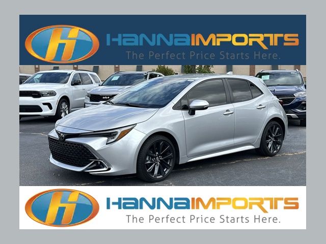 Classic Silver Metallic 2024 Toyota Corolla Hatchback Hatchback Front-Wheel Drive Continuously Variable Transmission