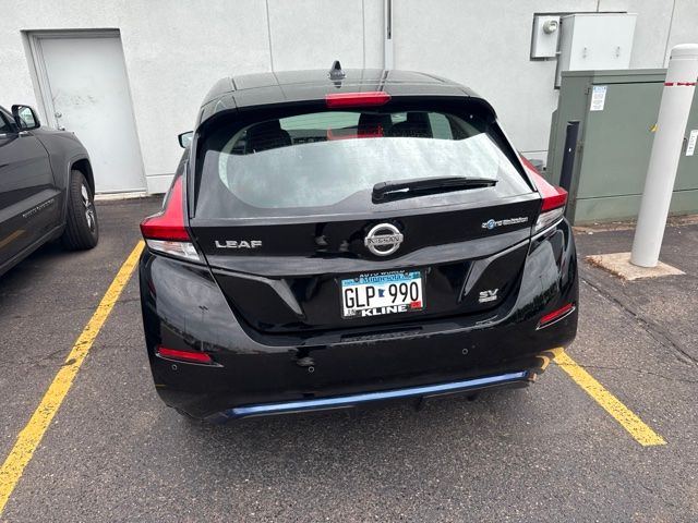 Super Black 2021 Nissan LEAF Hatchback Front-Wheel Drive Automatic