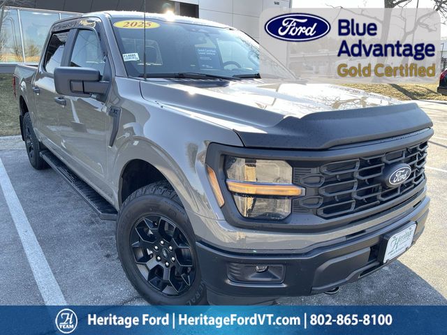 Gray 2025 Ford F-150 STX 4dr SuperCrew 4WD Pickup Truck Four-Wheel Drive Automatic