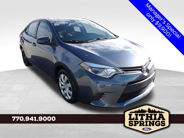 Slate Metallic 2016 Toyota Corolla Sedan Front-Wheel Drive Continuously Variable Transmission