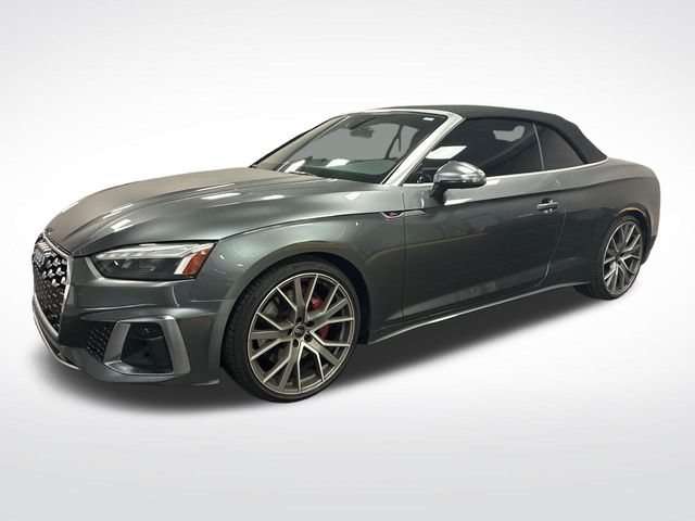 Daytona Gray Pearl Effect/Black Roof 2024 Audi S5 Convertible All-Wheel Drive 8-Speed Automatic
