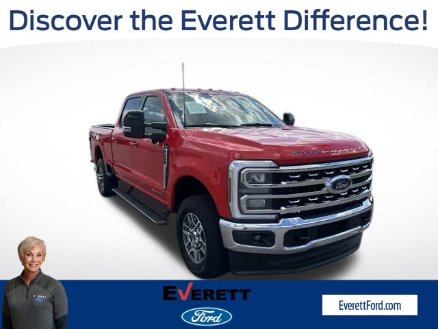 Race Red 2025 Ford F-250 Super Duty Pickup Truck Four-Wheel Drive Automatic