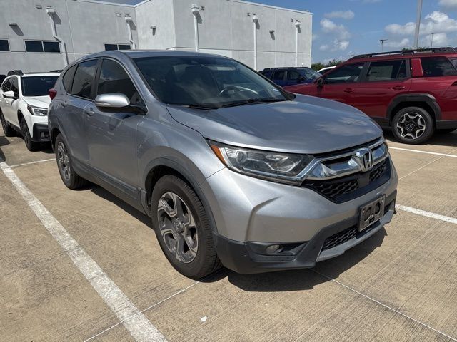 Silver 2018 Honda CR-V EX FWD SUV / Crossover Front-Wheel Drive Continuously Variable Transmission