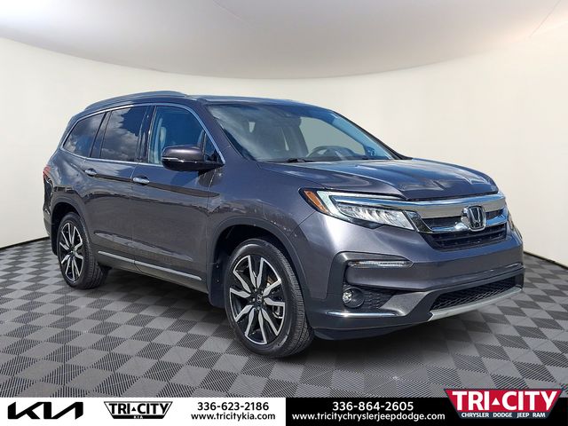 Gray (Modern Steel Metallic) 2020 Honda Pilot Elite AWD SUV / Crossover All-Wheel Drive 9-Speed Automatic