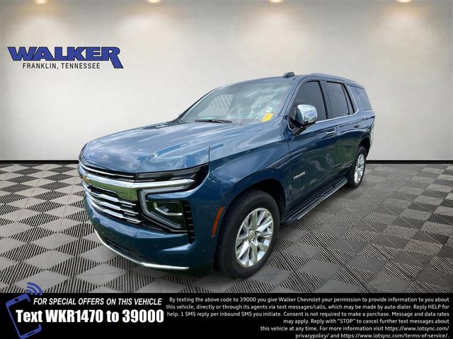 Lakeshore Blue Metallic 2025 Chevrolet Tahoe SUV / Crossover Four-Wheel Drive 