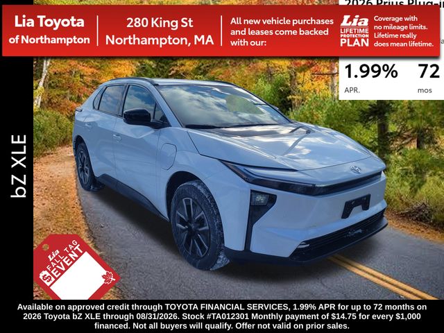 Pearl 2026 Toyota bZ SUV / Crossover All-Wheel Drive Automatic