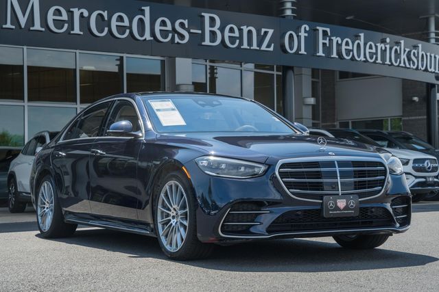 Nautical Blue Metallic 2023 Mercedes-Benz S-Class Sedan All-Wheel Drive 9-Speed Automatic