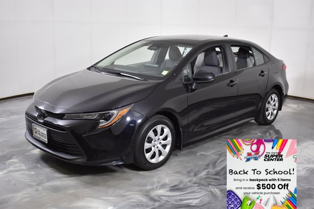 Midnight Black Metallic 2024 Toyota Corolla Sedan Front-Wheel Drive Continuously Variable Transmission