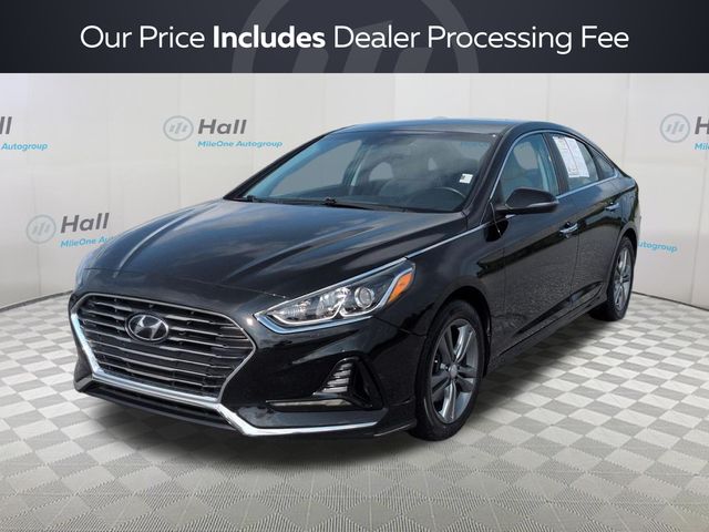 Phantom Black 2018 Hyundai Sonata Sedan Front-Wheel Drive 6-Speed Automatic