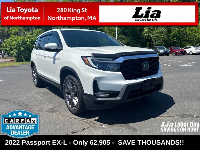 Platinum White Pearl 2022 Honda Passport SUV / Crossover All-Wheel Drive 9-Speed Automatic