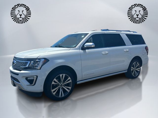 White Metallic 2021 Ford Expedition MAX Platinum 4WD SUV / Crossover Four-Wheel Drive Automatic