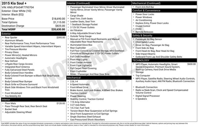 2015 Kia Soul +