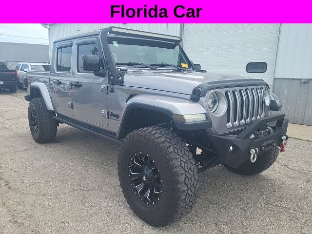 Billet Silver Metallic Clearcoat 2020 Jeep Gladiator Pickup Truck Four-Wheel Drive 8-Speed Automatic