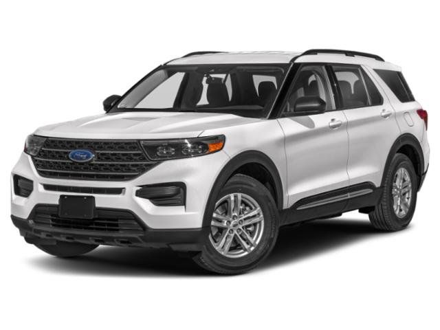 Silver Metallic 2023 Ford Explorer SUV / Crossover Rear-Wheel Drive Automatic