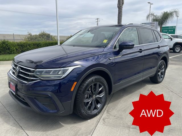 Atlantic Blue Metallic 2023 Volkswagen Tiguan SUV / Crossover All-Wheel Drive 8-Speed Automatic