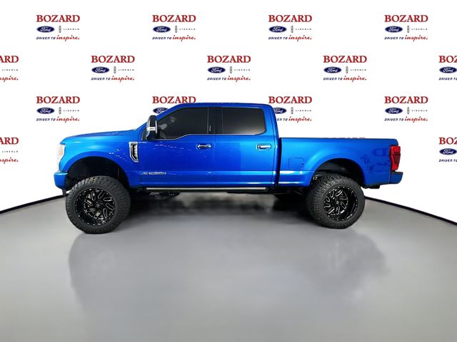 2020 Blue Ford Super Duty F-250 SRW Platinum 4X4 Truck
