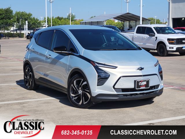 Silver Flare Metallic 2023 Chevrolet Bolt EV Hatchback Front-Wheel Drive 1-Speed Automatic