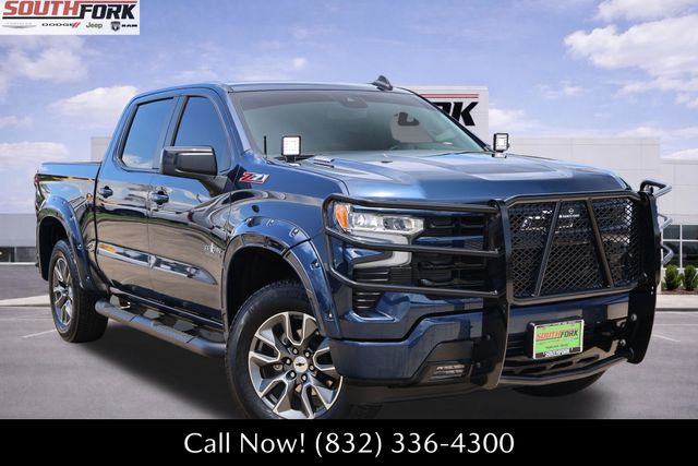 Northsky Blue Metallic 2023 Chevrolet Silverado 1500 Pickup Truck Four-Wheel Drive Automatic