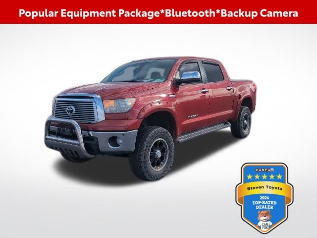 Radiant Red 2013 Toyota Tundra Platinum CrewMax 5.7L 4WD Pickup Truck Four-Wheel Drive 6-Speed Automatic Overdrive