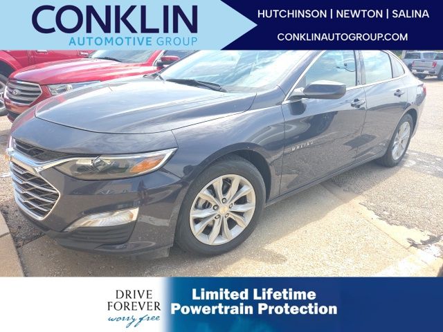 Blue 2025 Chevrolet Malibu Sedan Front-Wheel Drive Continuously Variable Transmission