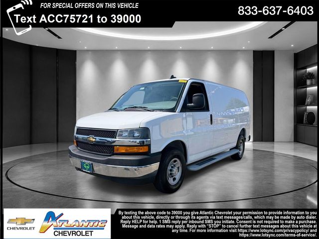 Summit White 2025 Chevrolet Express Cargo Van Rear-Wheel Drive 8-Speed Automatic Overdrive
