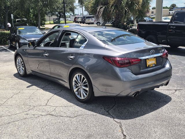 Used 2022 INFINITI Q50 LUXE 4D Sedan