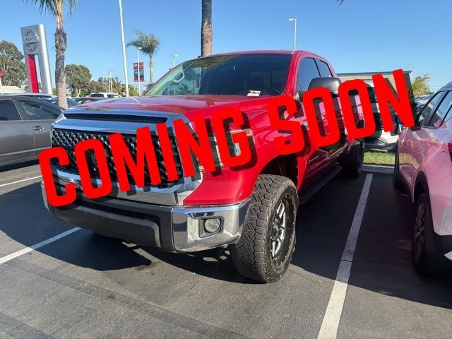 Barcelona Red Metallic 2018 Toyota Tundra Pickup Truck 4X2 6-Speed Automatic Overdrive