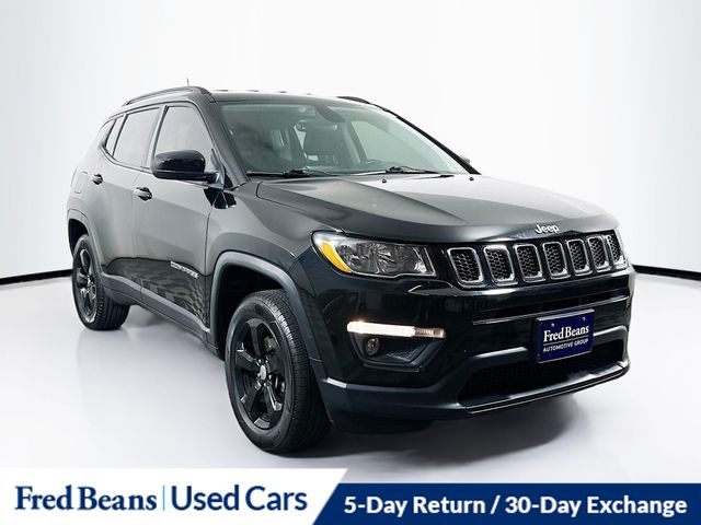 Diamond Black Crystal Pearlcoat 2018 Jeep Compass SUV / Crossover Four-Wheel Drive 9-Speed Automatic