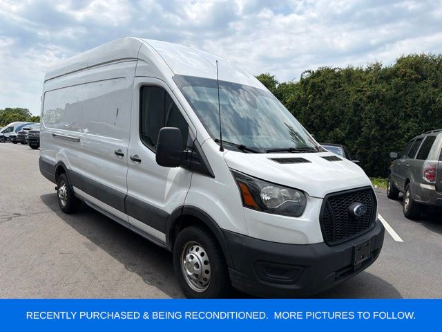 Oxford White 2023 Ford Transit Cargo Van Rear-Wheel Drive 