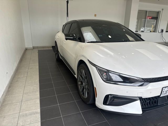 2023 Kia EV6 GT White at DeMontrond Automotive Group