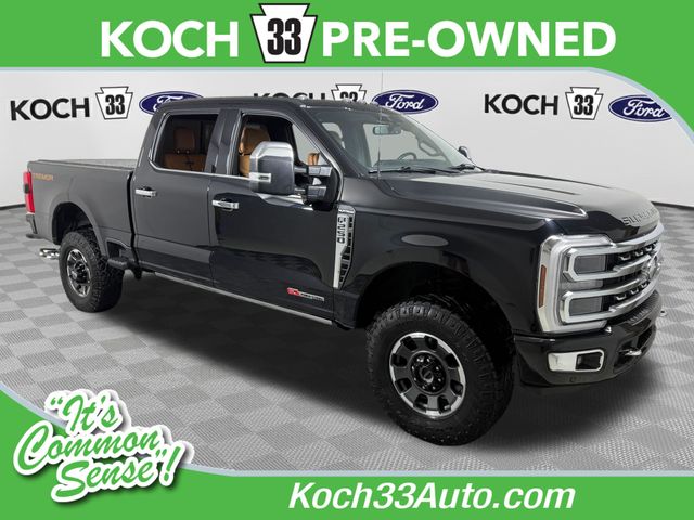 Black Metallic 2024 Ford F-250 Super Duty Pickup Truck Four-Wheel Drive Automatic