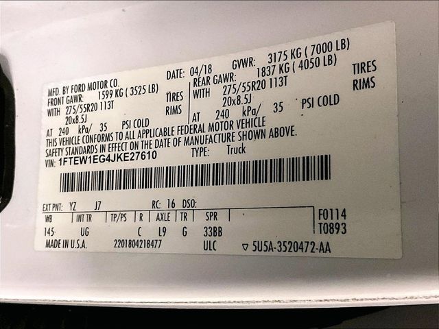 2018 Ford F-150 XLT White at Auto Express Mitsubishi