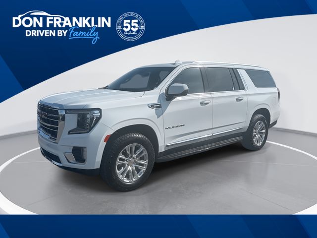 Summit White 2024 GMC Yukon XL SLT 4WD SUV / Crossover Four-Wheel Drive